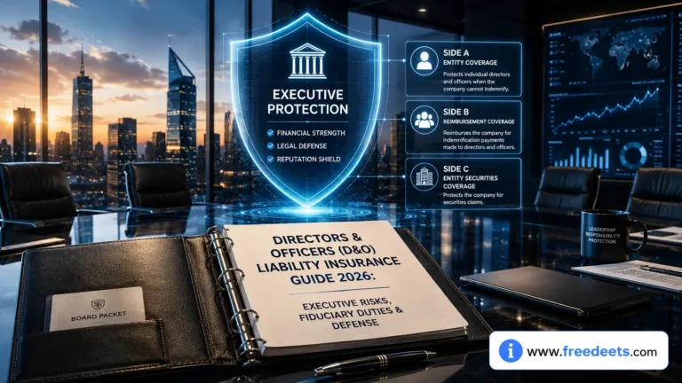 Directors & Officers (D&O) Liability Insurance Guide (2026): Executive Risks & Claims